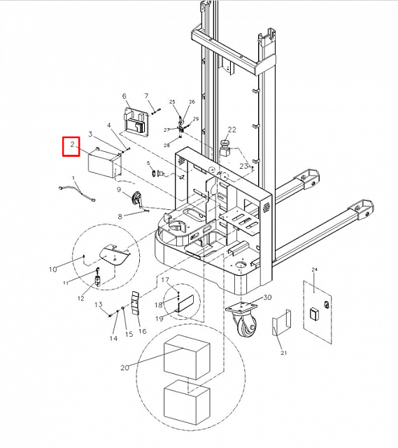 Зарядное устройство для штабелёров WS/IWS 24V/15A (Charger)